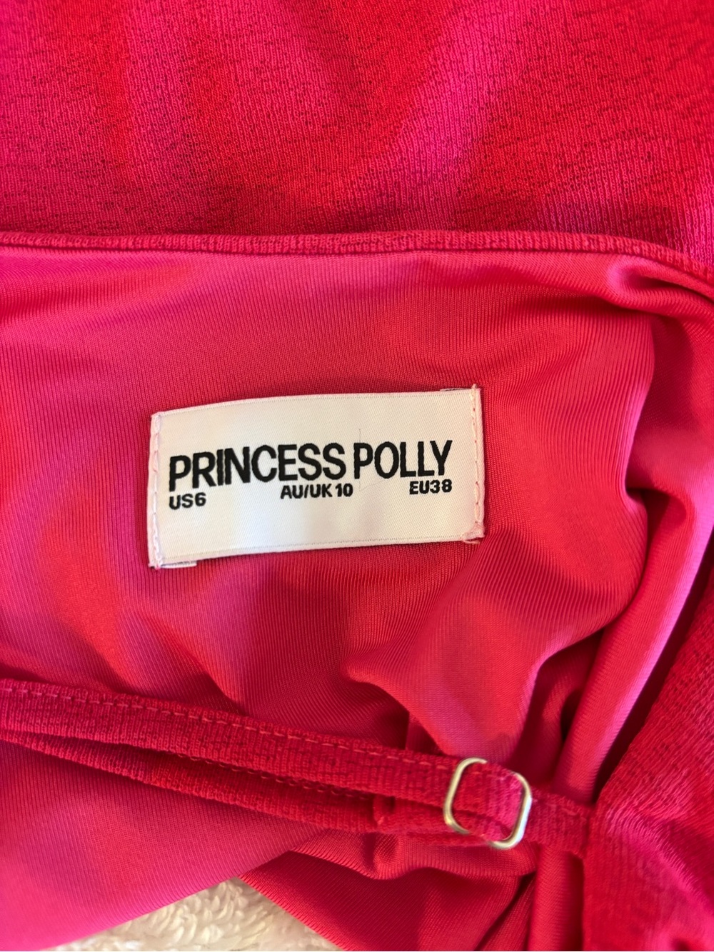 Princess Polly Hot Pink Cowl Neck Mini Dress - Picture 5 of 5